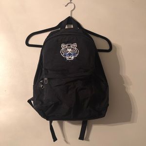 KENZO Tiger Nylon Black Backpack